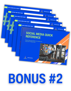 Social Media Quick Reference: Cheat sheet alert! Get instant access to preferred graphic sizes, content mix, and hashtag usage for the top 5 platforms. No more guesswork, just post and go! Social Media Quick Reference: Cheat sheet alert! Get instant access to preferred graphic sizes, content mix, and hashtag usage for the top 5 platforms. No more guesswork, just post and go!